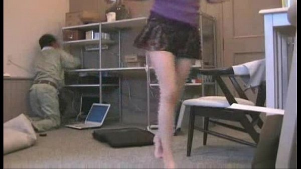 Hidden camera girl flashing ass