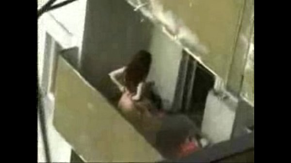 Couple enjoying sex on Terrace recorded with hidden cam