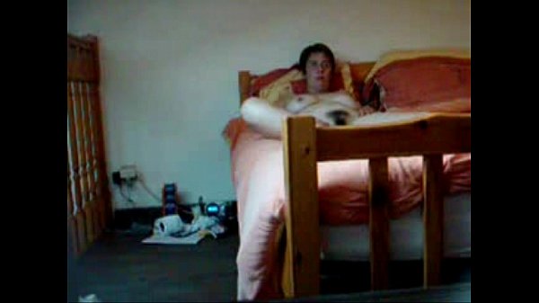 Hidden cam catches my hairy wife fingering on bed