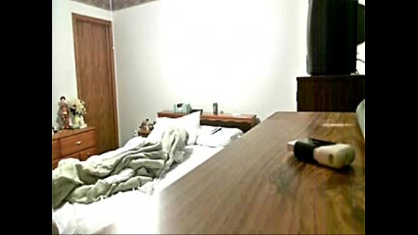 masturbating milf in bed room caught by hidden cam