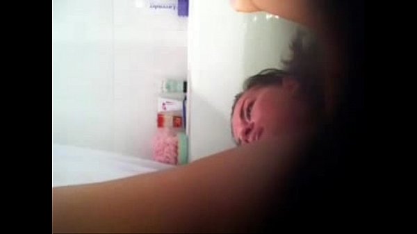 Orgasm of my stepsister in bath tube. Hidden cam